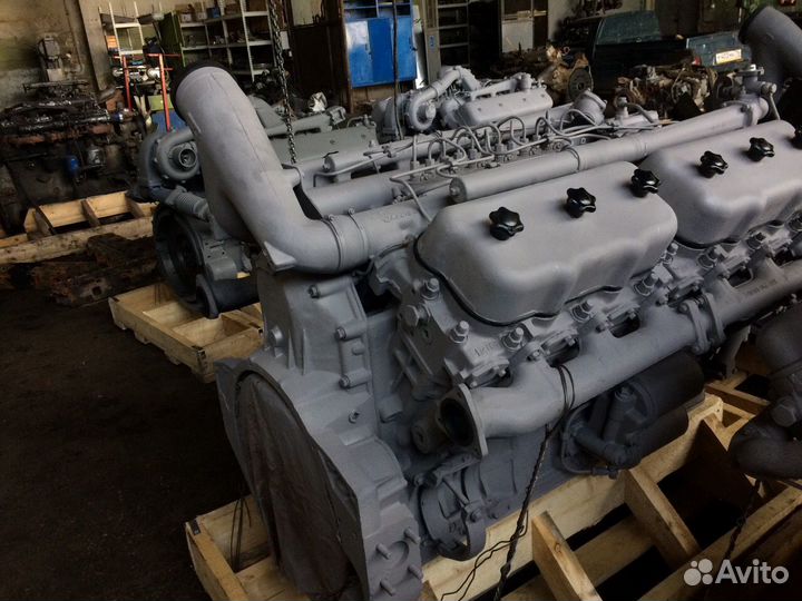 Двигатель ямз 240 бм с общими гбц