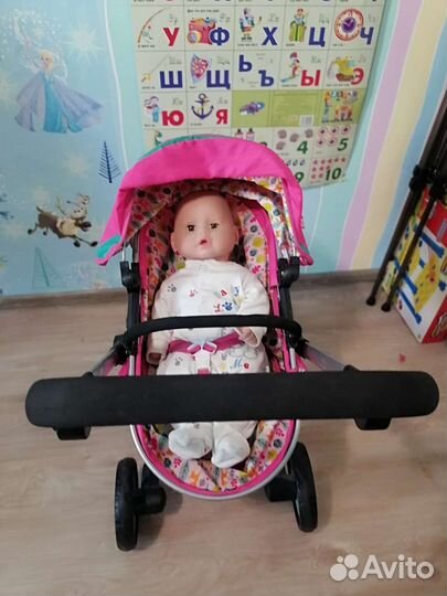 Коляска для кукол Demi star 2 в 1