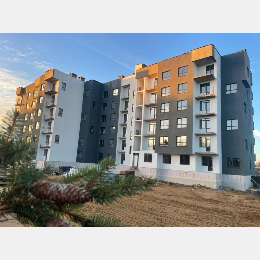 2-к. квартира, 40,4 м², 6/6 эт.