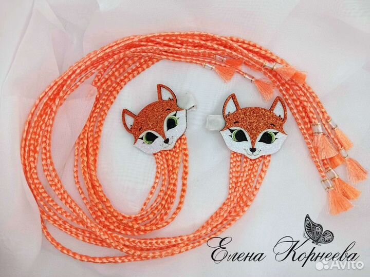 Заколки - пряди 