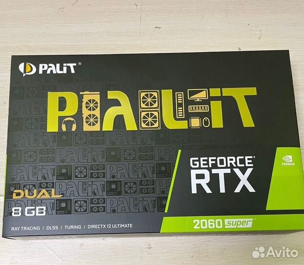 Видеокарта RTX 2060 super Palit dual 8GB