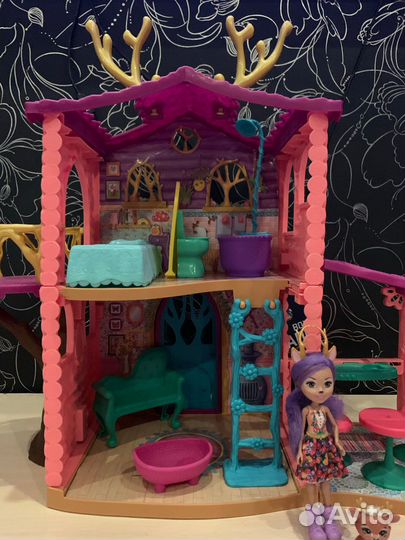 Энчантималс кукольный дом оленя и куклы