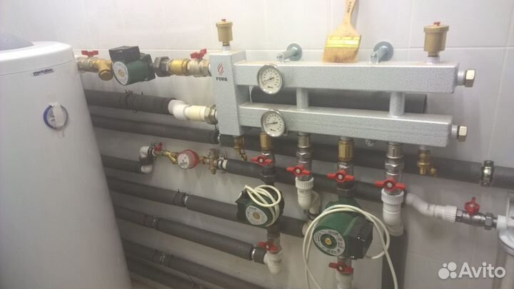 Монтаж систем отопления