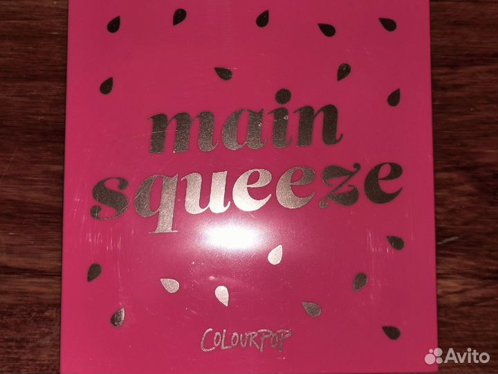 Colourpop тени красные