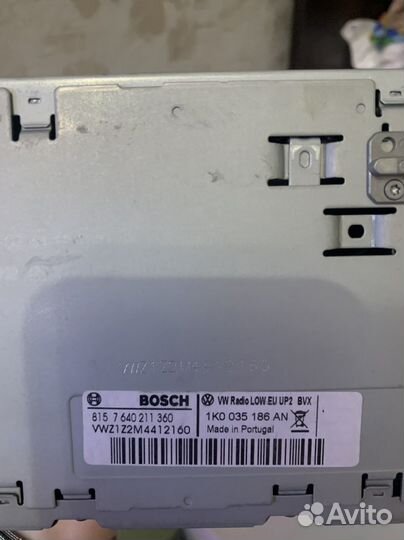 Автомагнитола Bosch для Golf 6