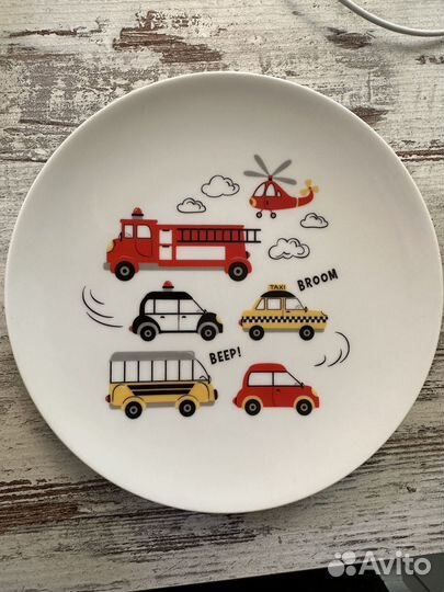 Набор детской посуды фарфор