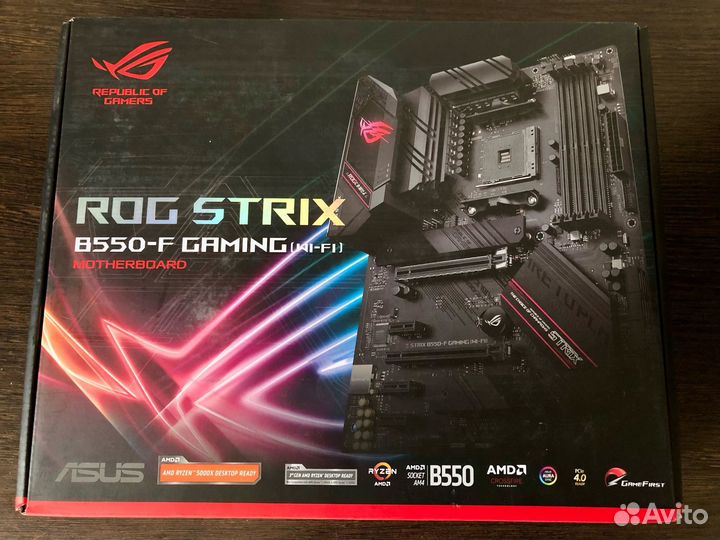 Материнская плата asus ROG strix B550-F gaming