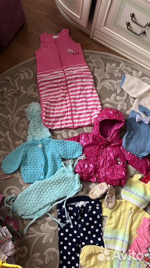 Пакет вещей на девочку от 0 до 4 лет