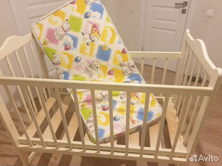 Детская кроватка + кокосовый матрас Орматек