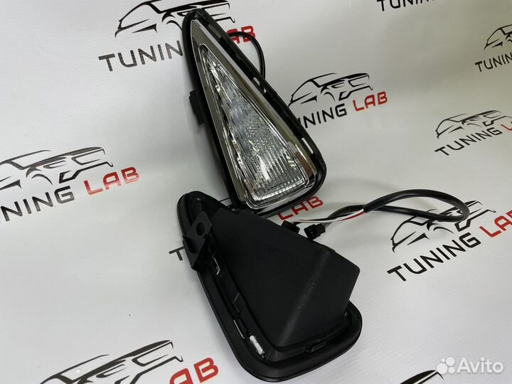 Camry 55 LED Фонари (дхо) в передний бампер A3HM1