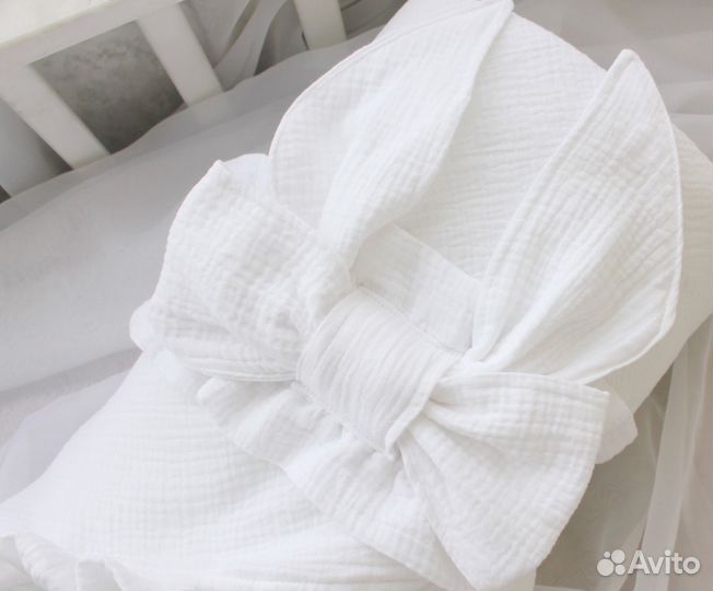 Муслиновый конверт на выписку