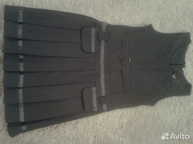 Школьная форма для девочки серая