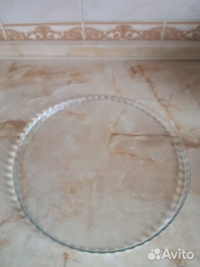 Блюдо стеклянное