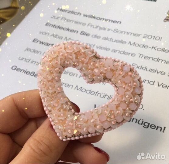 Брошь ручная работа