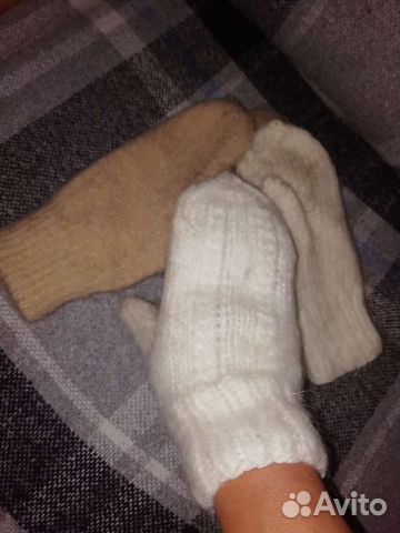 Варежки пуховые