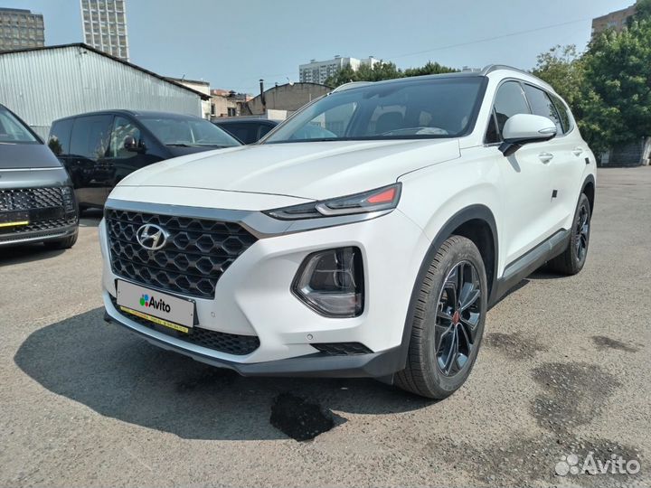 Hyundai Santa Fe 2.0 AT, 2019, 61 200 км