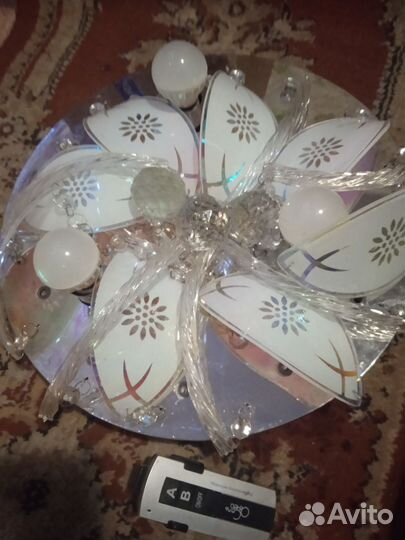 Люстры потолочные бу