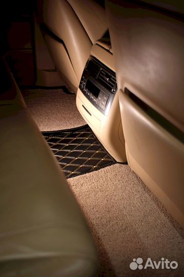 3D коврики из экокожи Lexus