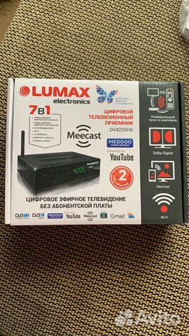 Цифровая тв приставка lumax dv4205hd купить в Москве | Электроника | Авито