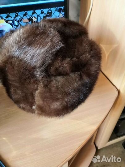 Норковая шапка мужская