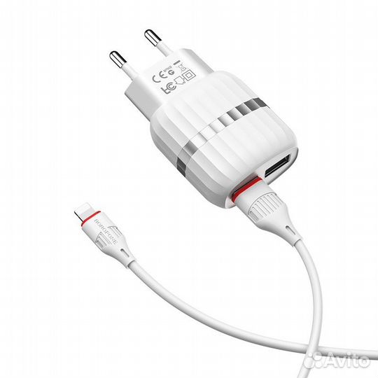 Зарядное устройство borofone BA24A Vigour 2*USB +