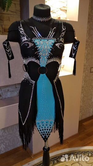 Платье для бальных танцев латина ю2