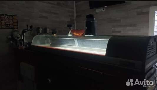 Холодильная витрина бу настольная 175см -5 : +9