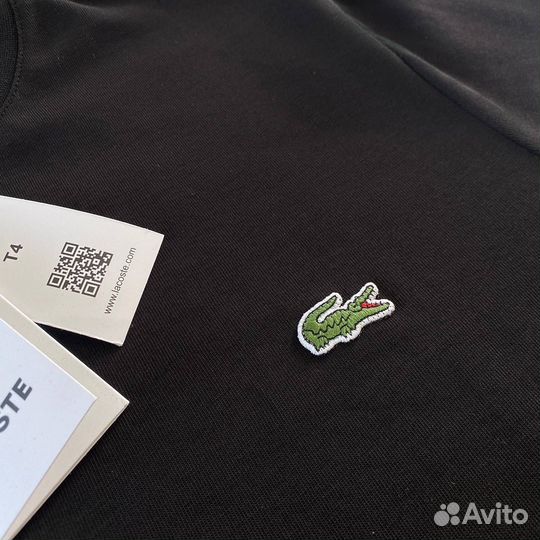 Футболка lacoste черная мужская