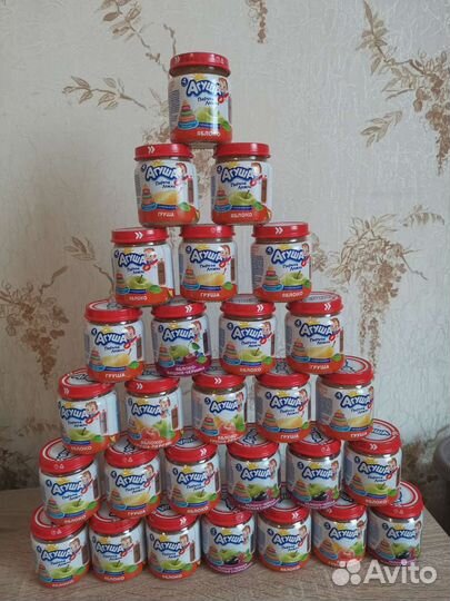 Фруктовое пюре агуша