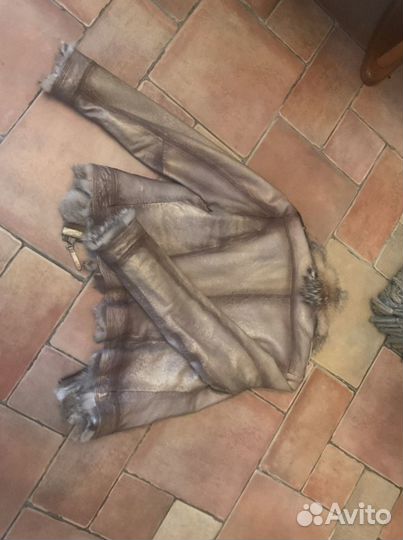 Кожанная куртка на меху