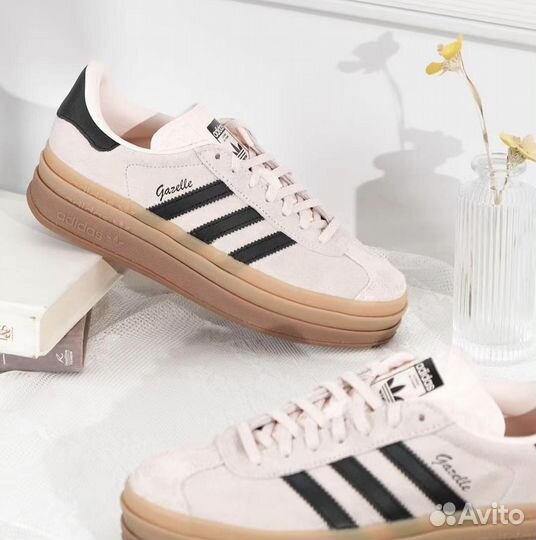 Adidas Gazelle Bold Wonder Quartz Black Gum