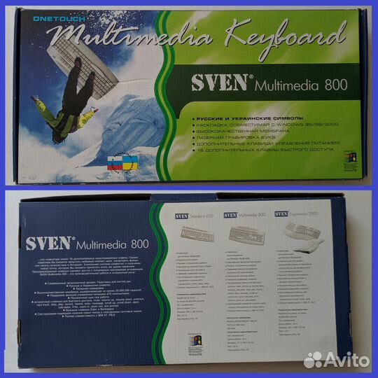 Ретро клавиатура sven Multimedia 800 USB