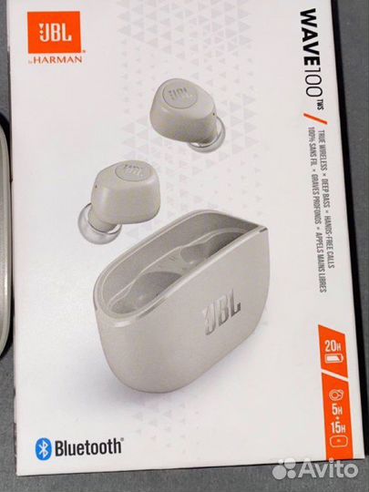 Беспороводные наушники кейс jbl wave100