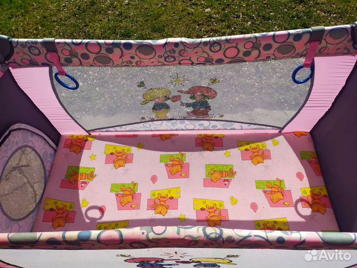Детская кровать манеж с матрасом
