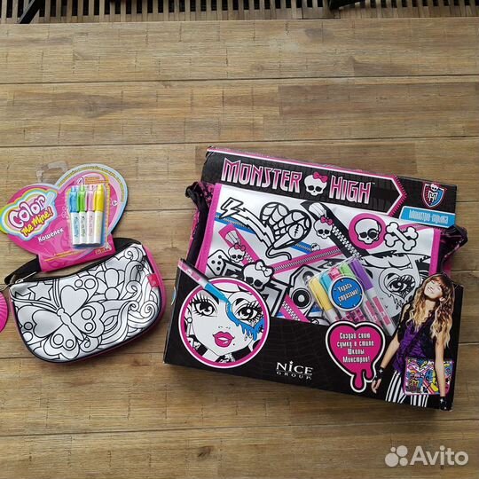 Сумка-раскраска 1Toy Monster High 1 шт