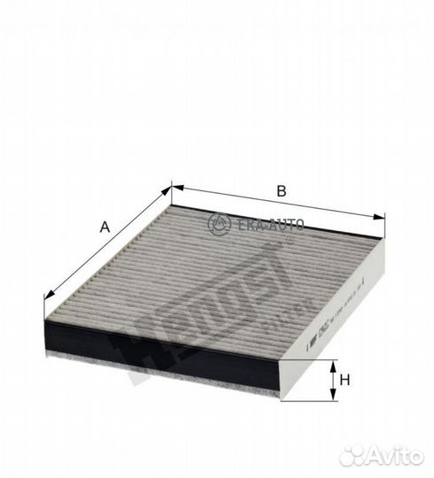 Hengst filter E2962LC Фильтр салона угольный