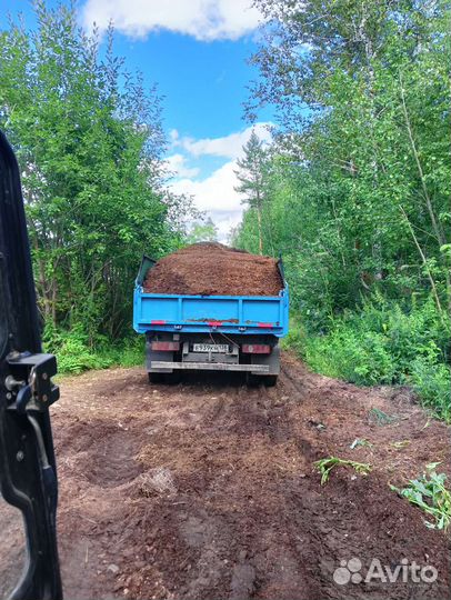 Перегной, навоз, торф, земля с доставкой