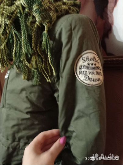 Парка утепленная зима