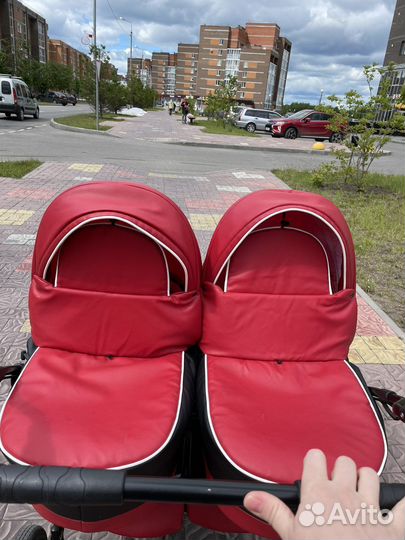 Коляска для двойни 3 в 1