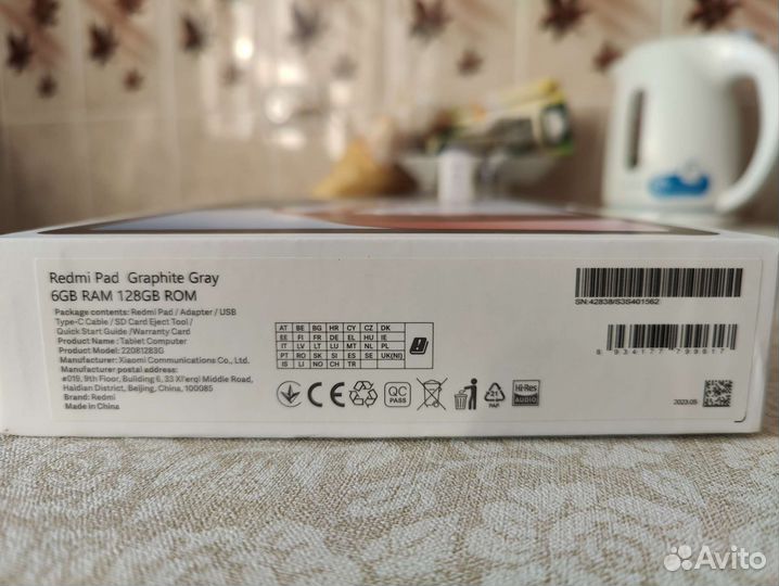 NEW Xiaomi Redmi Pad 6/128 Глобальная версия