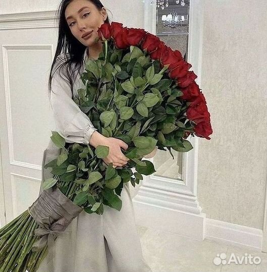 Высокие розы Букеты с доставкой