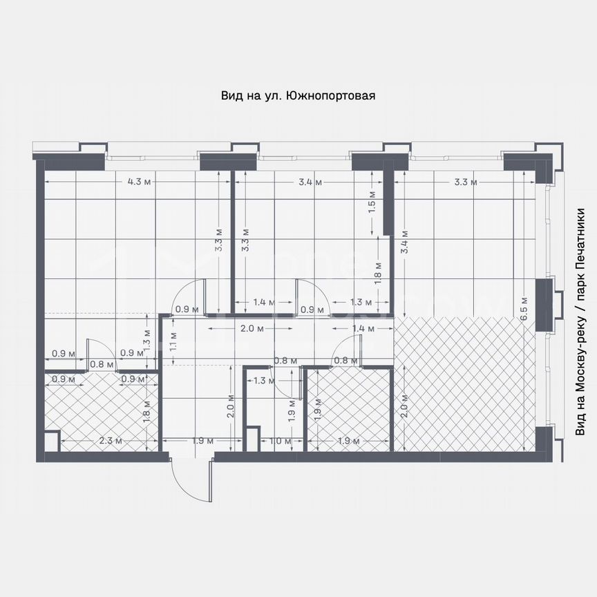 2-к. квартира, 70,5 м², 6/22 эт.