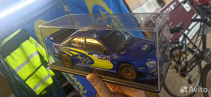 Subaru wrx sti Autoart 1:18 ралли