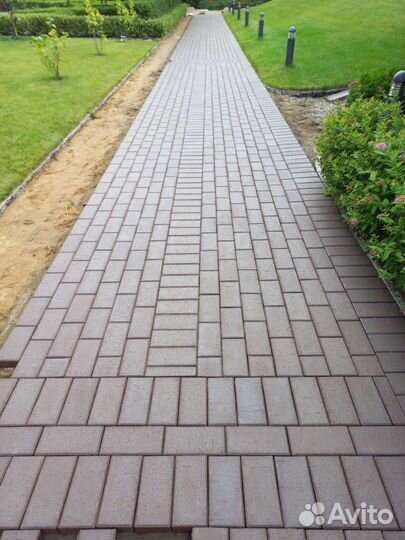 Укладка тротуарной плитки