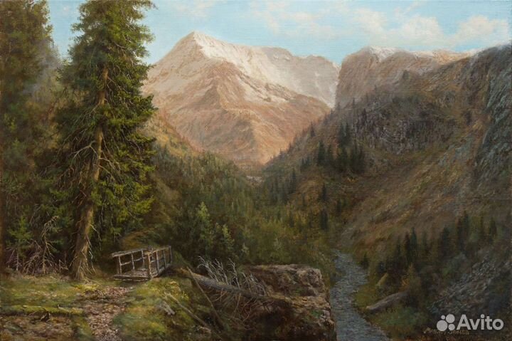 Картина маслом на холсте Профессиональная живопись