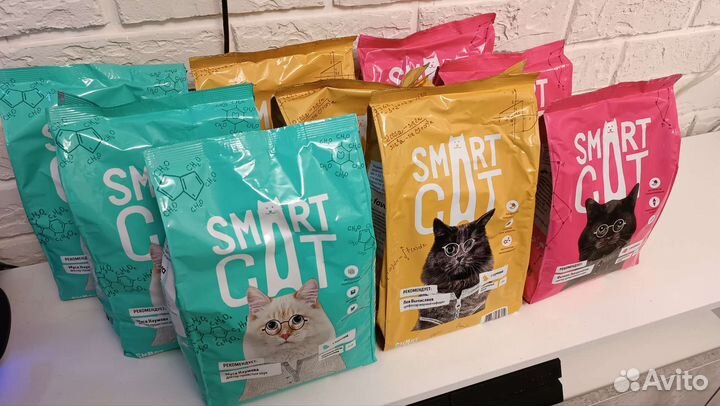 Сухой корм для кошек Smart Cat