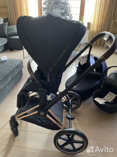 Cybex Priam 4 Deep Black 2023 2в1