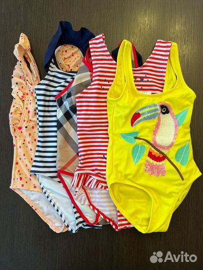 Купальник 98-104 Hm, burberry, soft galery