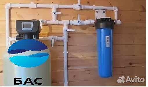 Очистка воды со скважины от железо, жесткости