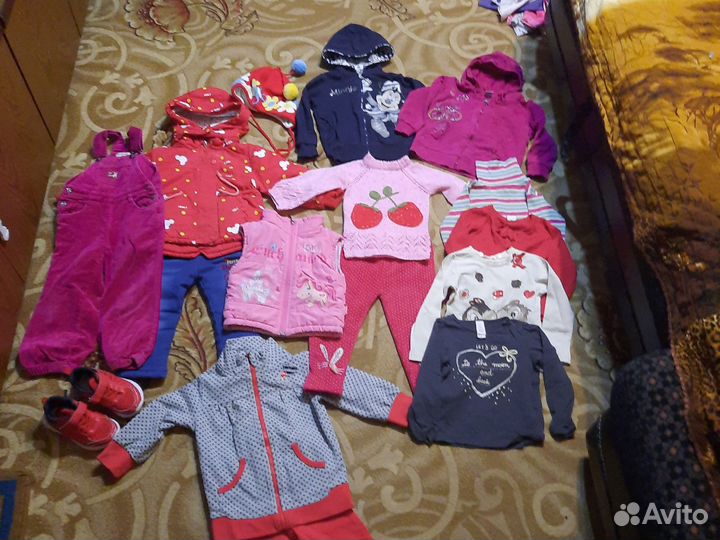 Одежда пакетом на девочку 2-3 г